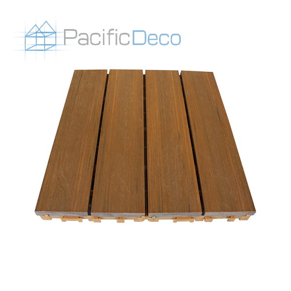 Durable Slip-Resistant WPC Decking Tile